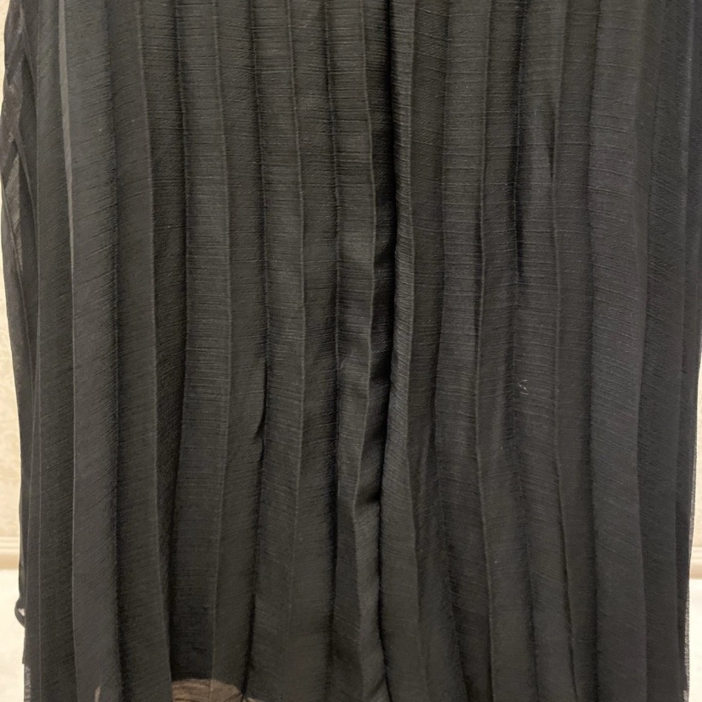 Bar III Black Pleated Camisole Blouse - Picture 4 of 12